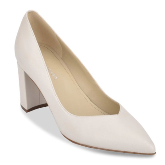 Marc Fisher Shoes - NEW Marc Fisher CAITLIN PUMP White Leather Pump 9M
